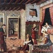 CARPACCIO, Vittore Birth of the Virgin fg Norge oil painting reproduction